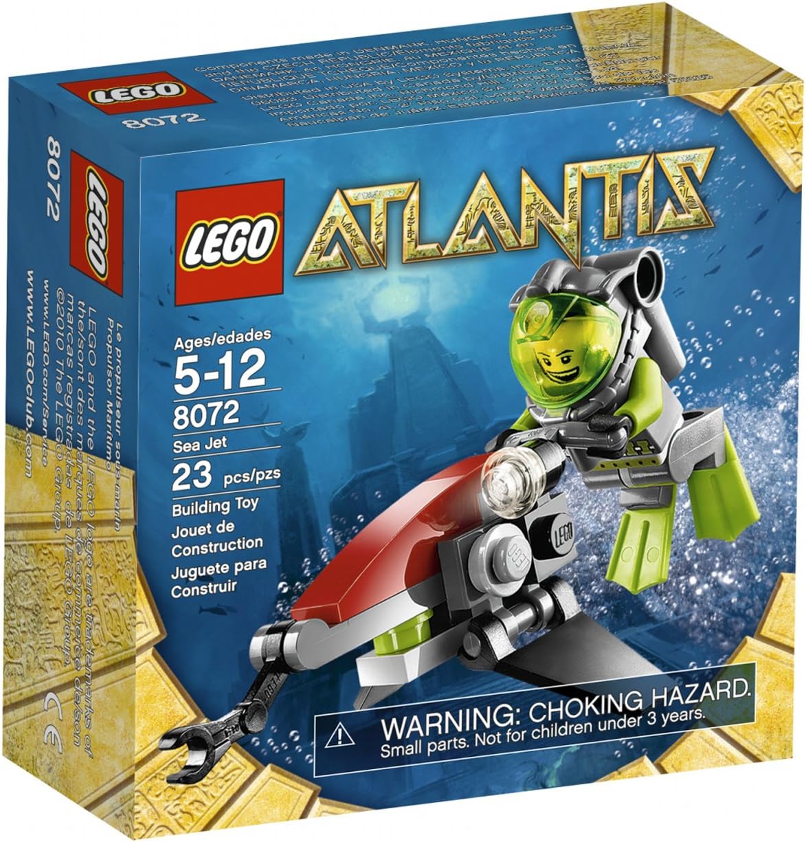 lego atlantis sea jet