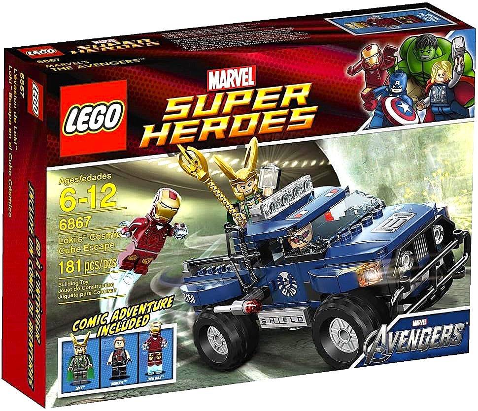 lego marvel MCU loki shield iron man hawkeye