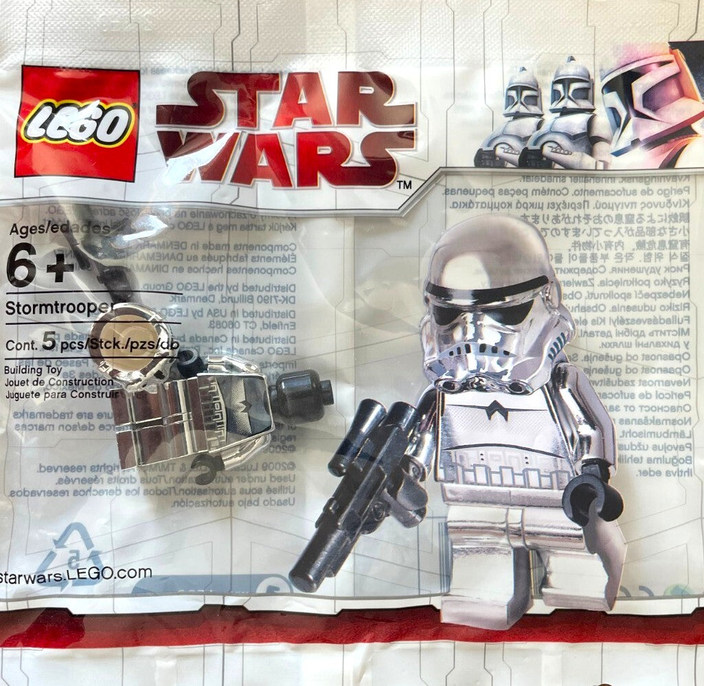 lego star wars limited polybag chrome imperial stormtrooper 2853590 minifigure