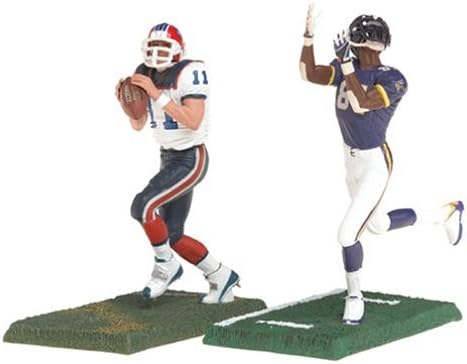 McFarlane MINI NFL Sportspicks Drew Bledsoe & Randy Moss 2pk