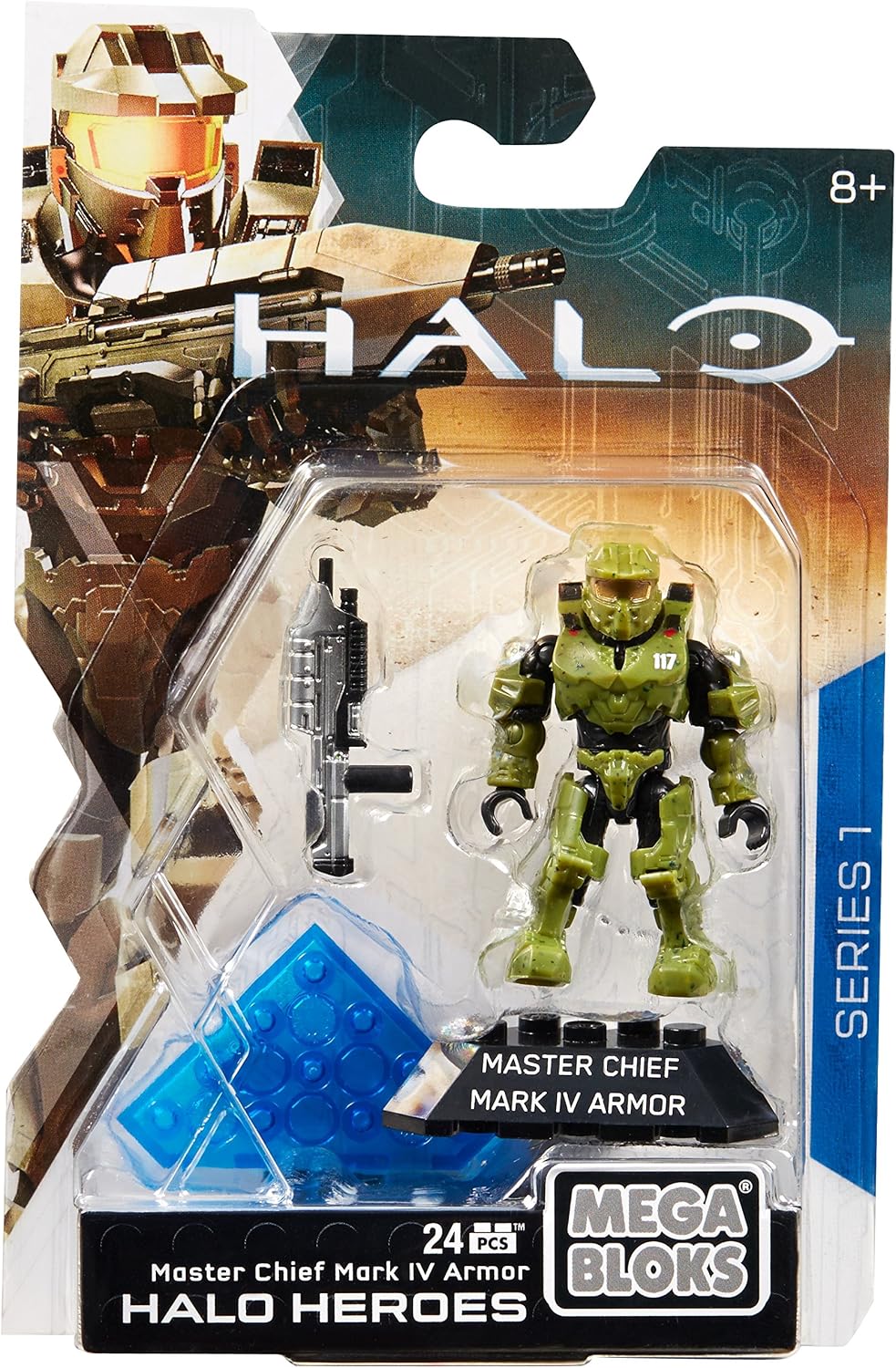 Mega Bloks Construx Halo heroes micro action figure pro ma5 master chief mark IV armor spartan
