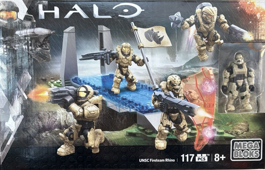 mega bloks construx halo plastic building blocks unsc fireteam rhino battle pack