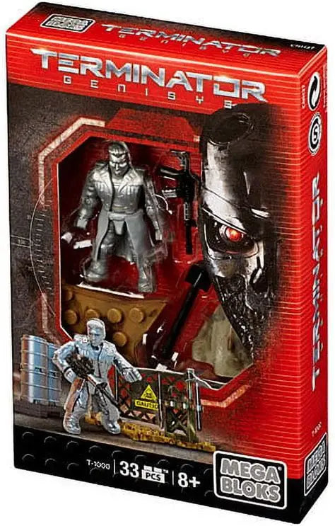 mega bloks construx terminator genisys micro action figure T-1000