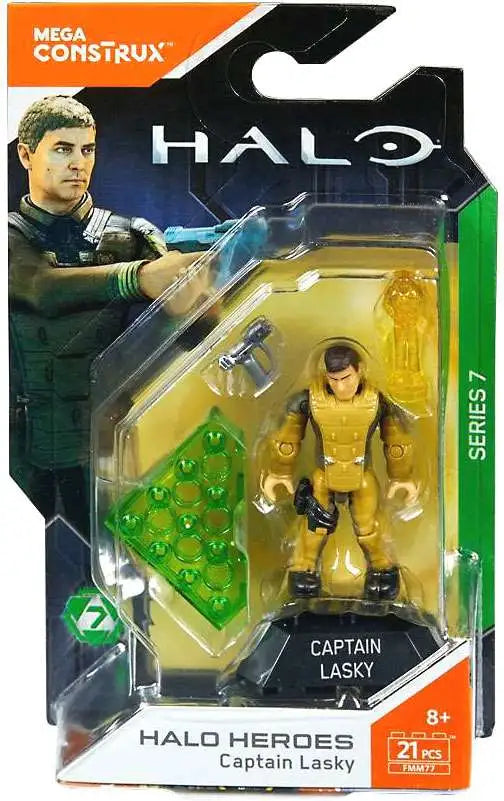 mega bloks construx Halo heroes micro action figure series 7 captain lasky