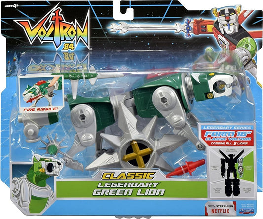 playmates classic voltron 1984 legendary green lion pidge