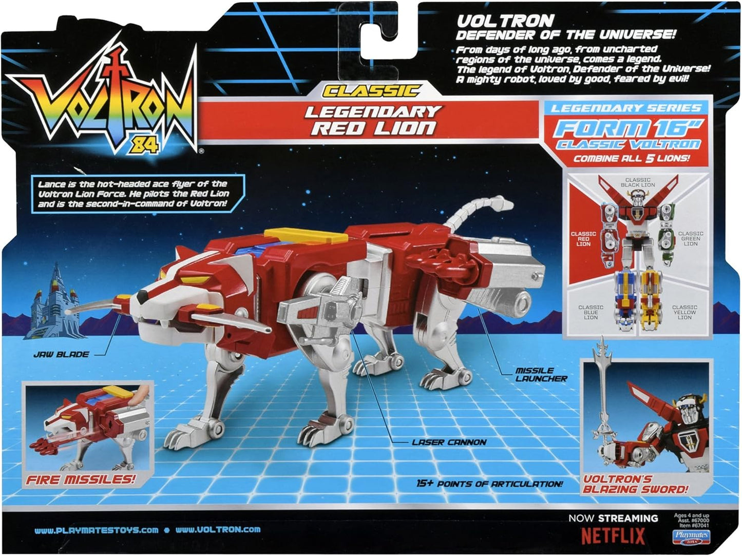Playmates Classic Voltron Legendary Red Lion
