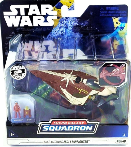 micro galaxy squadron star wars jazwares ahsoka tano jedi starfighter rare r7-a7 the clone wars hyperspace ring