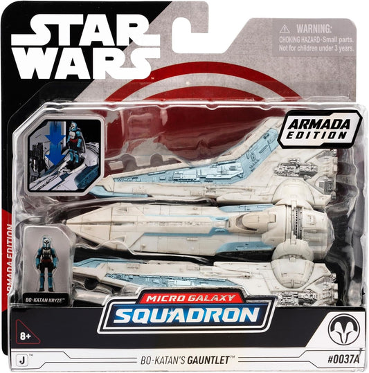 jazwares star wars micro galaxy squadron bo-katan gauntlet starfighter mandalorian armada edition series 6 